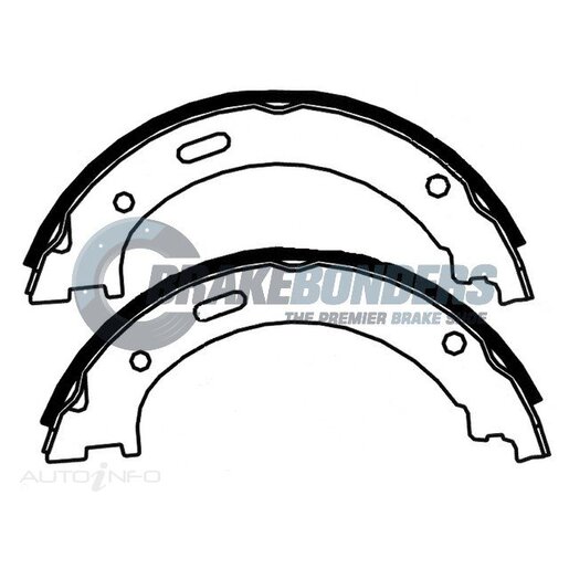 Brake Bonders Parking Brake Shoe - N1916