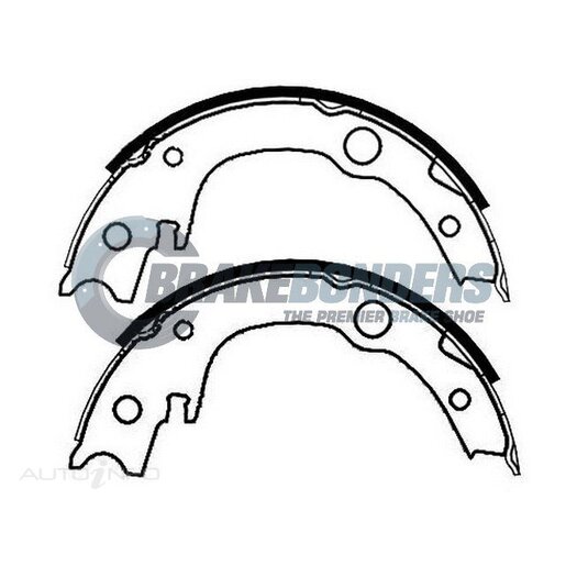 Brake Bonders Parking Brake Shoe - N1931