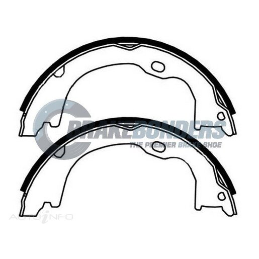 Brake Bonders Parking Brake Shoe - N1934