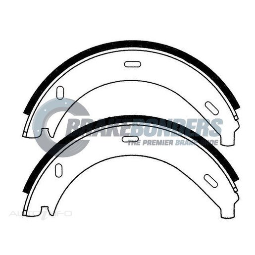 Brake Bonders Parking Brake Shoe - N1819