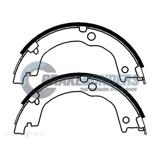 Brake Bonders Parking Brake Shoe - N1957