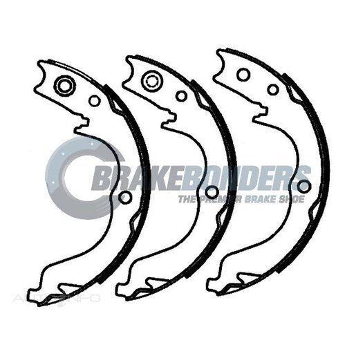 Brake Bonders Parking Brake Shoe - N1915