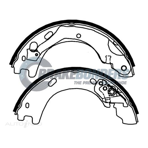 Brake Bonders Parking Brake Shoe - N1925