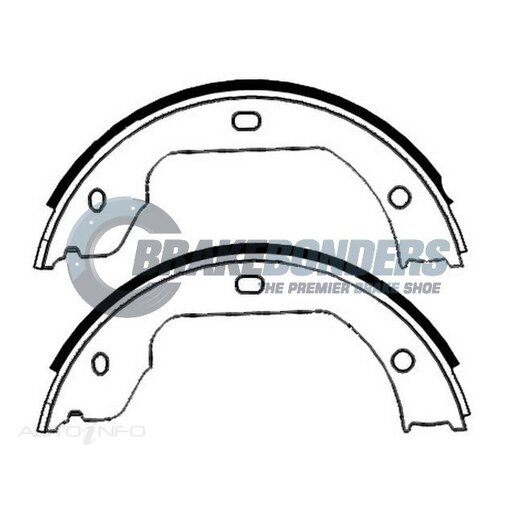 Brake Bonders Parking Brake Shoe - N1937