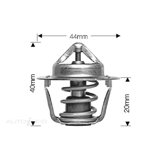 Dayco Thermostat 44mm Dia 82C Boxed - DT26A