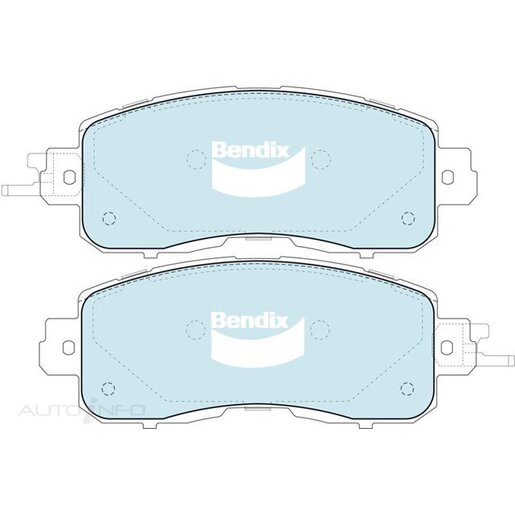 Bendix Ceramic Front Brake Pads - DB2336-GCT