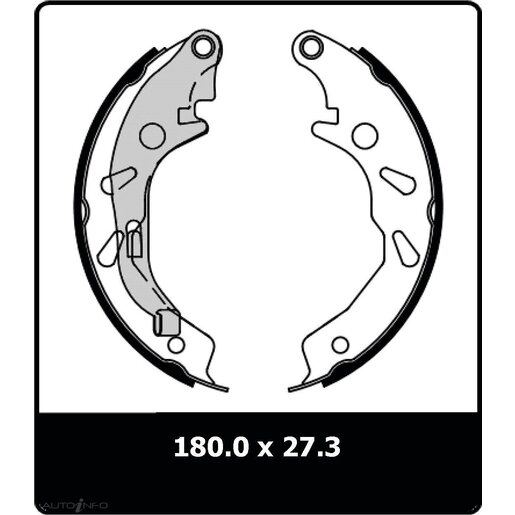 Protex Brake Shoes - N3271