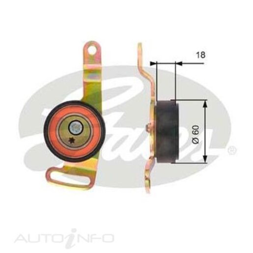 Gates Drive Belt Tensioner Assembly - 39119