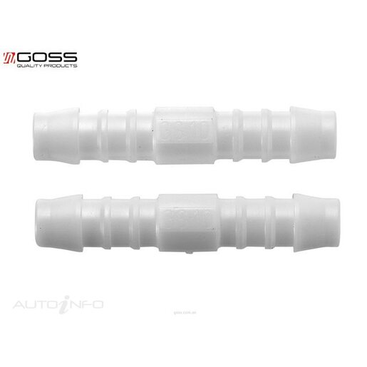 Goss Hose Connector Straight 10mm X 10mm - S06