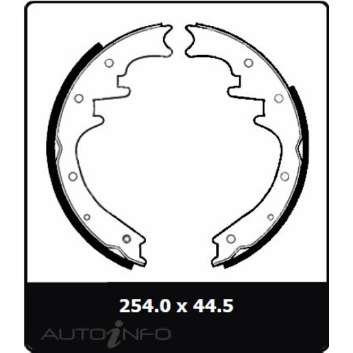 Protex Brake Shoes - Rear - N3291