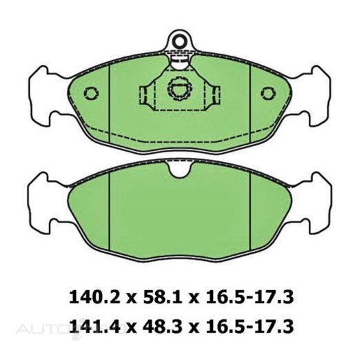 Masterpart Front Brake Pads - DB1275MP