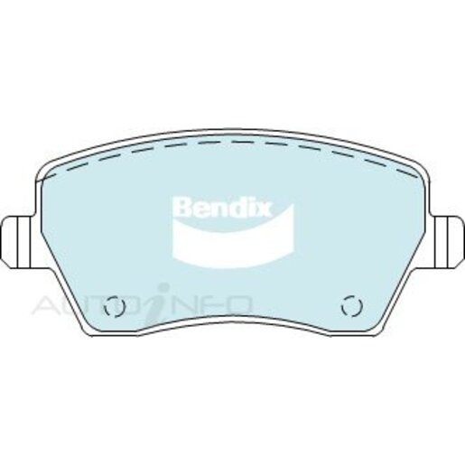 Bendix Ceramic Front Brake Pads - DB2366-GCT