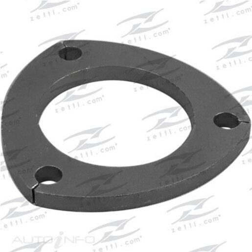 3 BOLT FLANGE PLATES - ID  57.5MM2-14 BOLT-HOLE CENTRE-TO-CENTRE  78MM PLATE CENTRE TO BOLT-HOLE CENTRE  46MM BOLT-HOLE DIA 11MM THICKNESS 8MM MATERIAL MILD STEEL