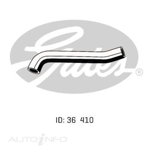 Gates Upper Radiator Hose - 05-0123