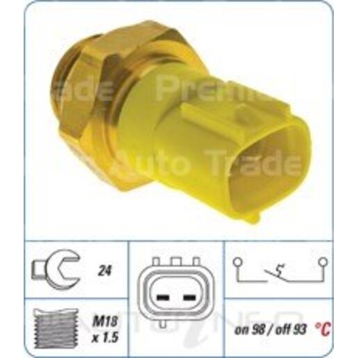 PAT Premium Engine Coolant Fan Temperature Switch - CFS-071