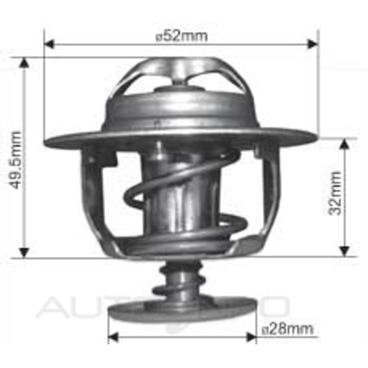 Dayco Thermostat 52mm Dia 82C - DT121A