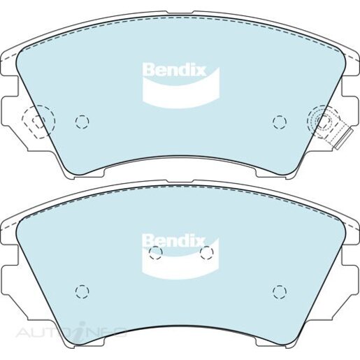 Bendix Front Brake Pads - DB1925-GCT