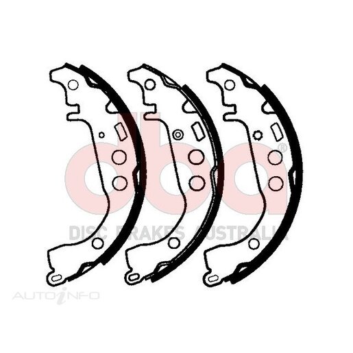 DBA Street Series Brake Shoes - DBAS1852