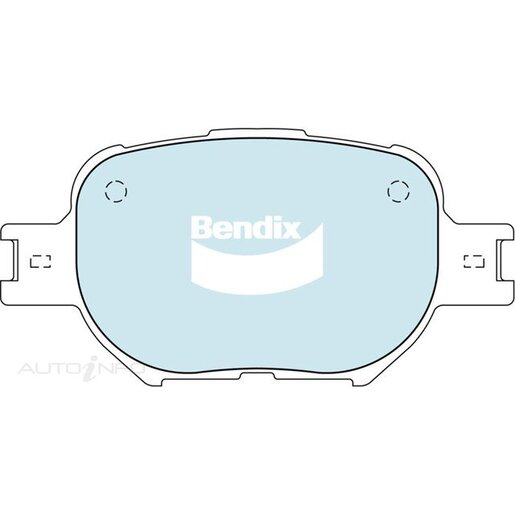 Bendix Ceramic Front Brake Pads - DB1431-GCT