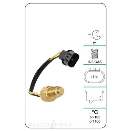 Tridon Engine Coolant Fan Temperature Switch - TFS239