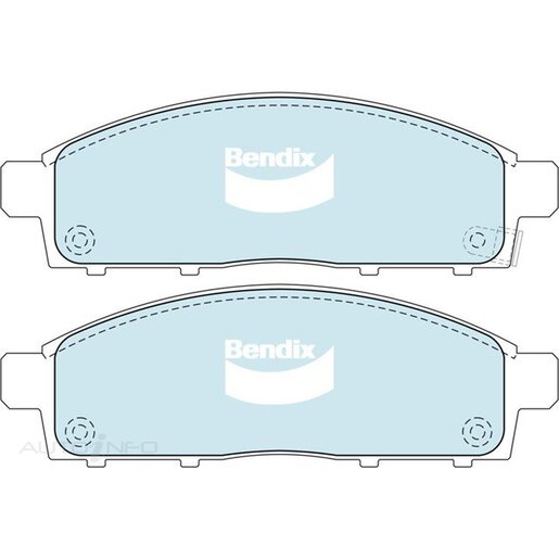 Bendix Front Brake Pads - DB1774-ULT4WD