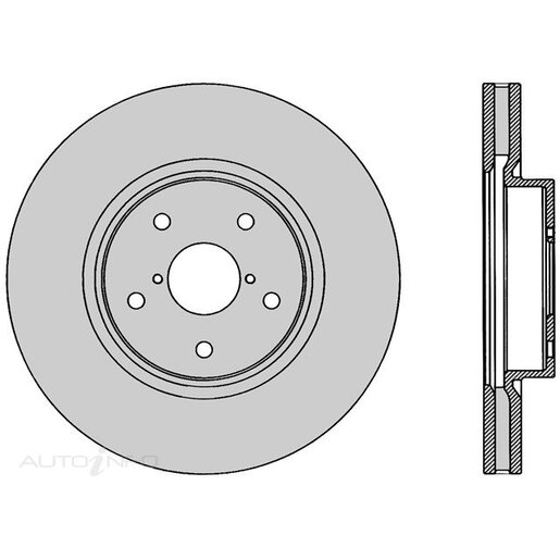 Protex Disc Rotor Front - DR1072