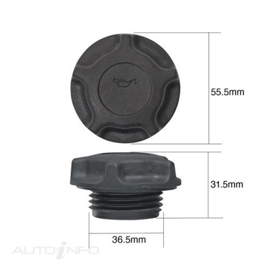 Tridon Oil Filler Cap - TOC535