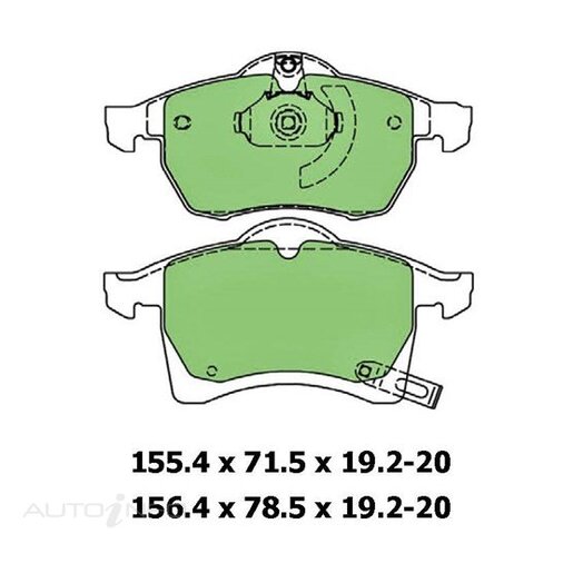 Masterpart Front Brake Pads - DB1510MP