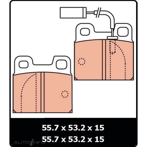 TRW Rear Brake Pads - GDB1250