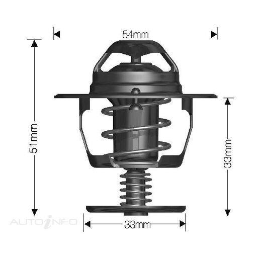 Dayco Thermostat 54mm Dia 77C Boxed - DT77E