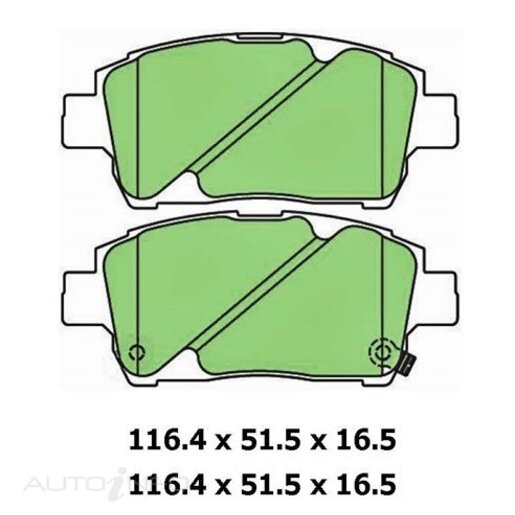 Masterpart Front Brake Pads - DB1422MP