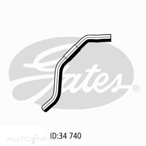 Gates Upper Radiator Hose - 05-1238