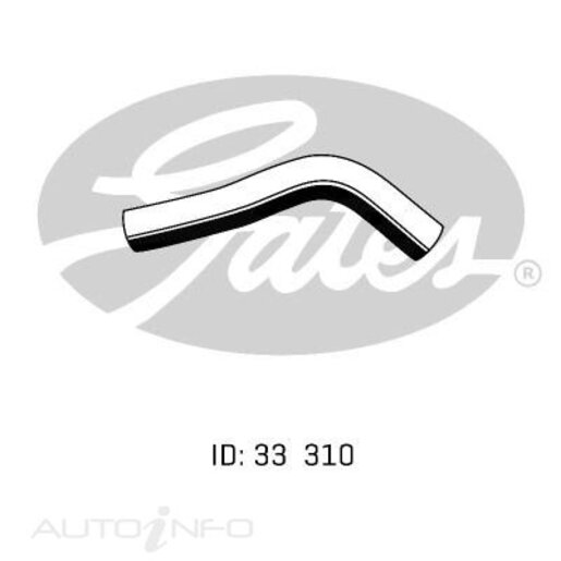 Gates Upper Radiator Hose - 05-1200