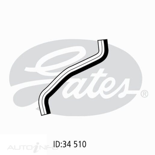 Gates Upper Radiator Hose - 05-1201