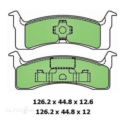 Masterpart Rear Brake Pads - DB1104MP