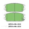 Masterpart Rear Brake Pads DB1238PM - DB1238MP