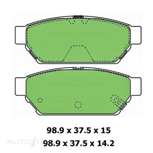 Masterpart Rear Brake Pads - DB1278MP