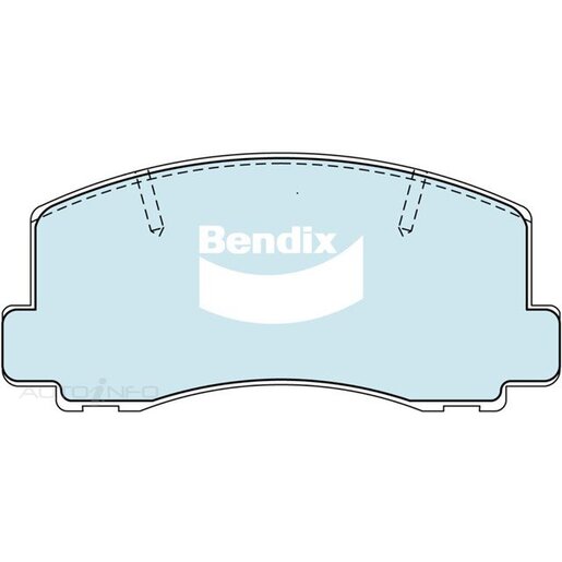 Bendix Front Brake Pads - DB1103-HD