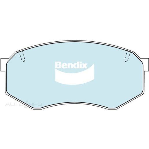 Bendix Front Brake Pads - DB1141-HD