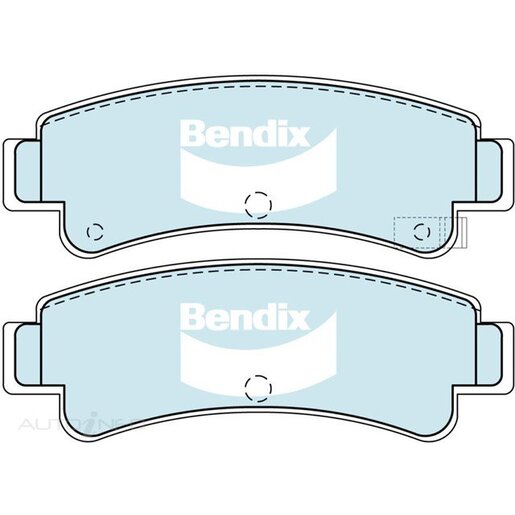 Bendix Rear Brake Pads - DB1211-GCT