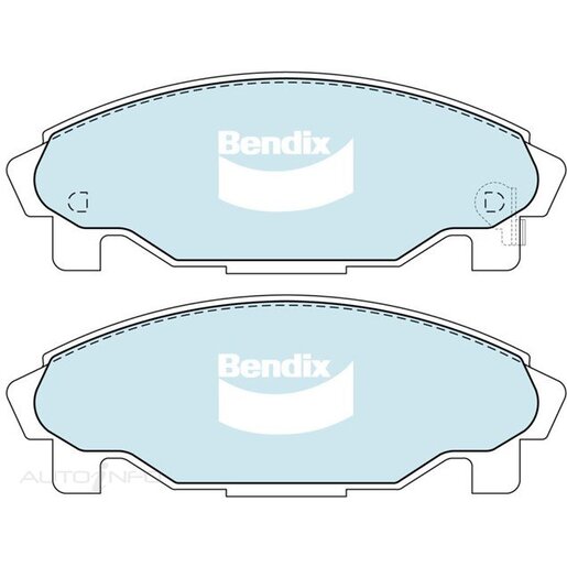 Bendix Front Brake Pads - DB1271-GCT