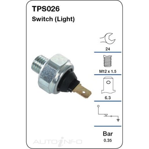 Tridon Engine Oil Pressure Switch - TPS026