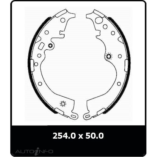 Protex Brake Shoes - Rear - N3064