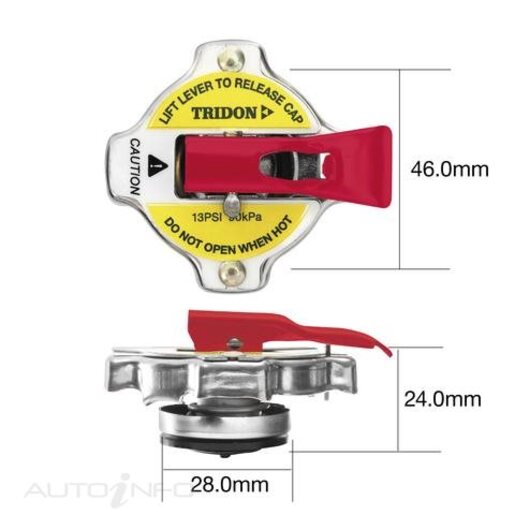 Tridon Radiator Cap - Lever Style - CB16110L