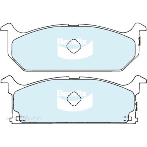 Bendix Ceramic Front Brake Pads - DB402-GCT