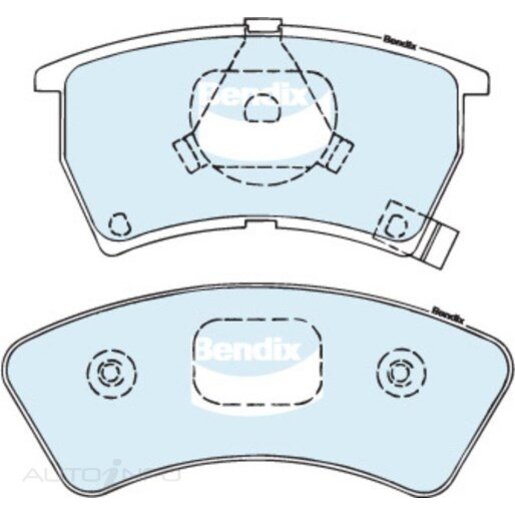 Bendix Ceramic Front Brake Pads - DB427-GCT