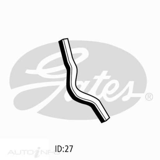 Gates Upper Radiator Hose - 05-1010