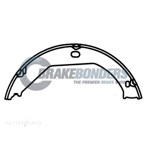 Brake Bonders Parking Brake Shoe - N1827