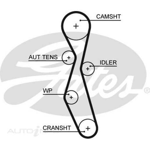 Gates Timing Belt - T1603