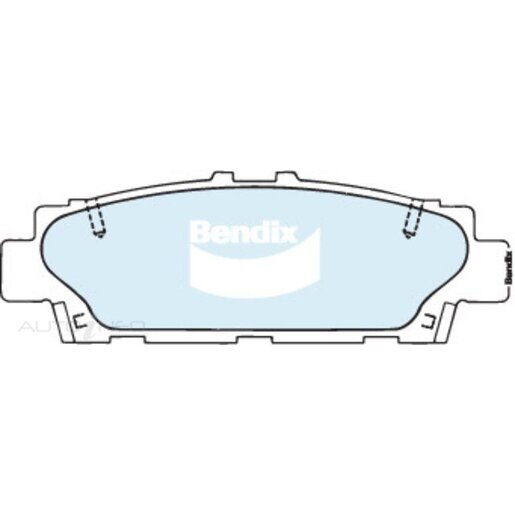 Bendix Ceramic Rear Brake Pads - DB1234-GCT